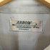 アロー ARROW 40-50s USA製 GABANARO レーヨンギャバ 開襟 オープンカラーシャツ メンズ import:S