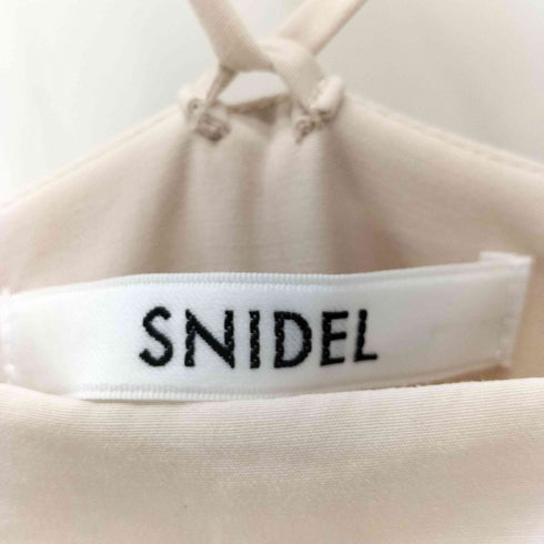 スナイデル snidel 24SS MAGASEEK d fashion 別注 ギャザー キャミソール ワンピース レディース JPN:0