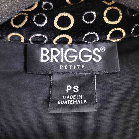 ブリッグス BRIGGS 総柄ラメシャツジャケット レディース