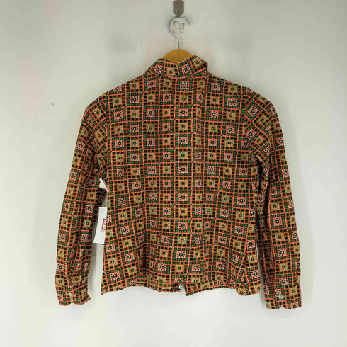 70S 総柄 L/S シャツ レディース