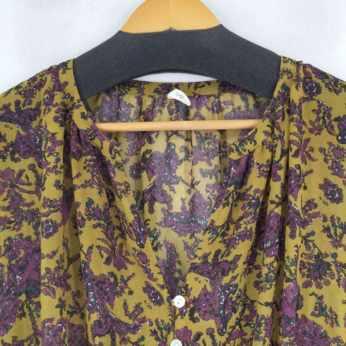 アングリッド Ungrid 花柄シアーシャツワンピース レディース FREE