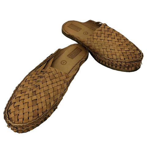 MOHINDERS USA製 WOVEN ウーブン ハンドメイド イントレチャート レザー サンダル メンズ 8