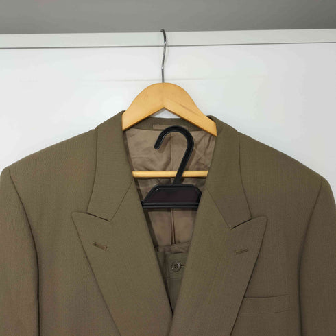 コムサデモードメン COMME CA DU MODE MEN ピークドラペル ダブルウールテーラードジャケット セットアップ メンズ 2