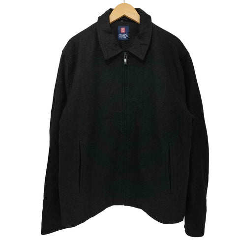 チャップス CHAPS 90S ウール混 裏地キルティング ジップアップジャケット メンズ import:XL