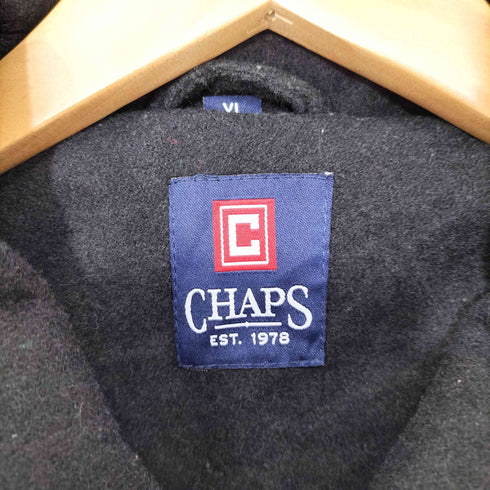 チャップス CHAPS 90S ウール混 裏地キルティング ジップアップジャケット メンズ import:XL