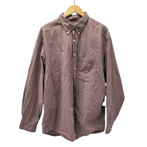 エディーバウアー Eddie Bauer 00S L/S BD チェック シャツ メンズ import:XL