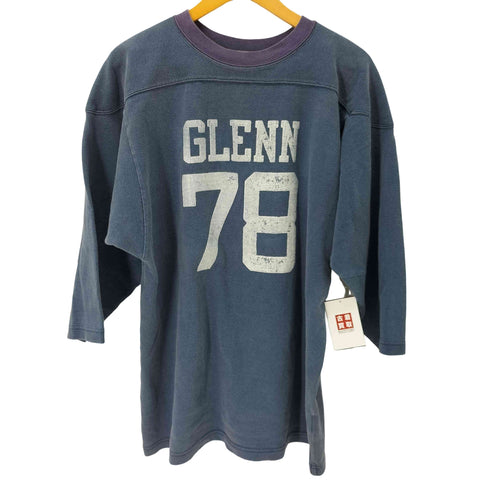 アールジュビリー R JUBILEE フットボールプリントTシャツ レディース FREE