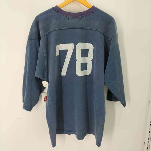 アールジュビリー R JUBILEE フットボールプリントTシャツ レディース FREE