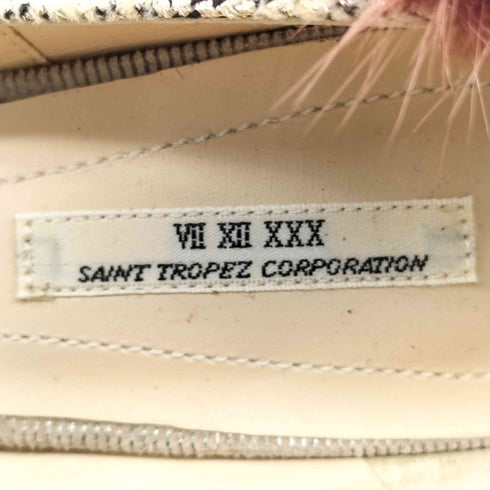 セブントゥエルブサーティ VII XII XXX SEVEN TWELVE THIRTY ビジューファーヒールパンプス レディース 36