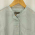 マーガレットハウエル MARGARET HOWELL SUPERFINE COTTON STRIPE スーパーファイン ノーカラー ストライプ長袖シャツ レディース 2