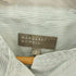 マーガレットハウエル MARGARET HOWELL SUPERFINE COTTON STRIPE スーパーファイン ノーカラー ストライプ長袖シャツ レディース 2