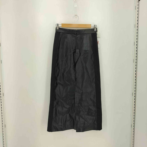 レイビームス Ray BEAMS フェイクレザー サイド リブ スカート レディース 1