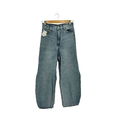 シテン CITEN ボタンフライ バルーンデニムパンツ レディース S