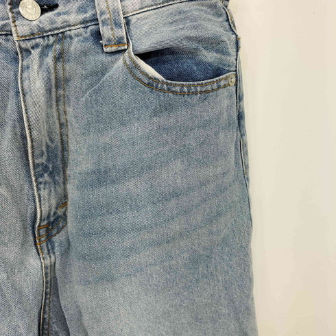 シテン CITEN ボタンフライ バルーンデニムパンツ レディース S