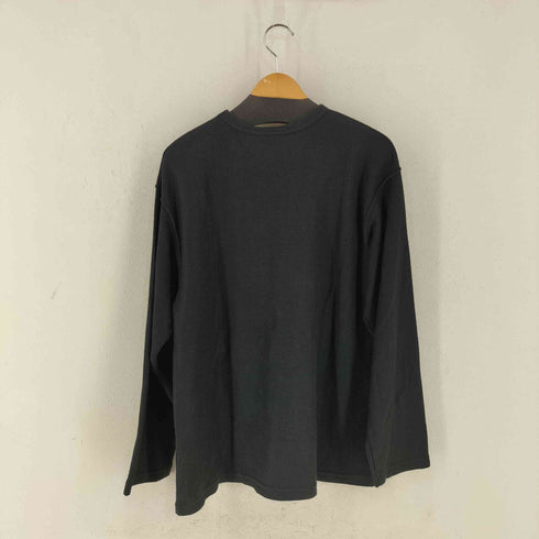 ディージェーホンダ DJ HONDA ロゴ刺繍 Vネック コットンポリ ロングスリーブTシャツ メンズ JPN:L