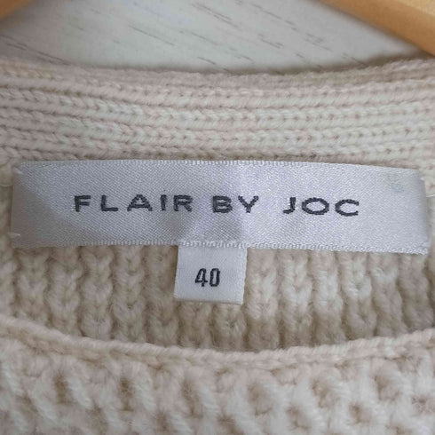 FLAIR BY JOC ボンボン ニットカーディガン レディース 48