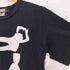 ブラックコムデギャルソン BLACK COMME des GARCONS 22ss 人型 ロゴプリント クルーネック 半袖Tシャツ メンズ JPN:XS