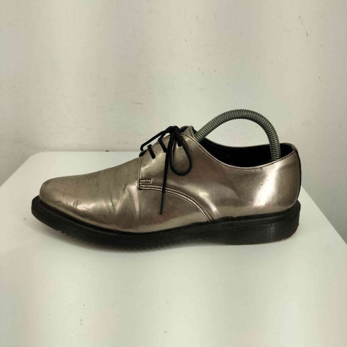 ドクターマーチン Dr.Martens シルバーメタリック 3ホール オックスフォードシューズ メンズ 39