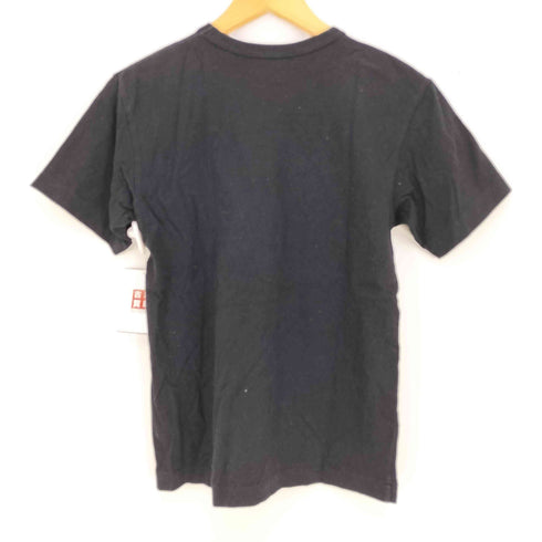 ブラックコムデギャルソン BLACK COMME des GARCONS 18ss the endless power of black プリント クルーネック半袖Tシャツ メンズ JPN:S