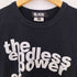 ブラックコムデギャルソン BLACK COMME des GARCONS 18ss the endless power of black プリント クルーネック半袖Tシャツ メンズ JPN:S