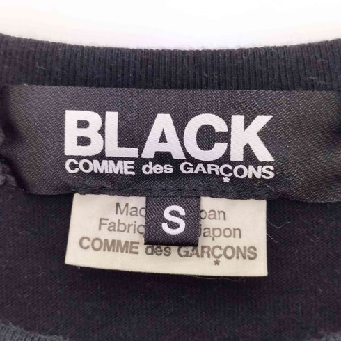 ブラックコムデギャルソン BLACK COMME des GARCONS 18ss the endless power of black プリント クルーネック半袖Tシャツ メンズ JPN:S