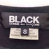 ブラックコムデギャルソン BLACK COMME des GARCONS 18ss the endless power of black プリント クルーネック半袖Tシャツ メンズ JPN:S