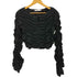 マウジー moussy 24ss SHIRRING CROP トップス レディース FREE