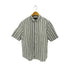 バナナリパブリック BANANA REPUBLIC OVERSIZED FIT LINEN ストライプ リネンシャツ メンズ import:L