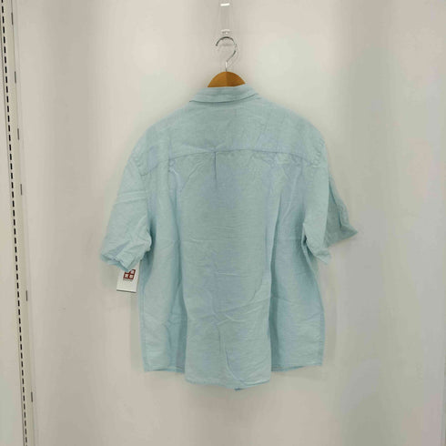 バナナリパブリック BANANA REPUBLIC OVERSIZED FIT LINEN チェック リネンシャツ メンズ import:L