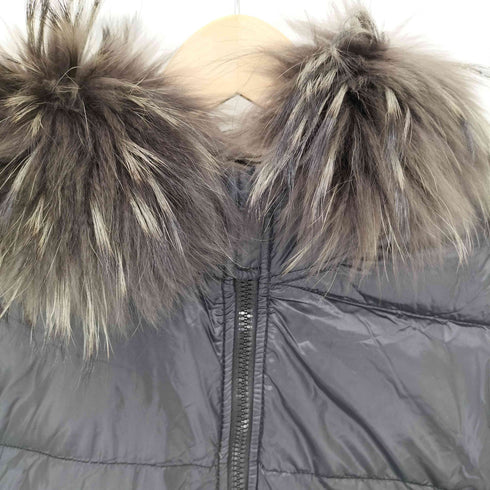 デュベティカ DUVETICA KAPPA カッパ ラクーンファー ナイロンダウンコート レディース 38