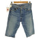 リーバイス Levis 00S USA製 501 ボタン裏刻印553 紙パッチ 5ポケット ボタンフライ デニム ハーフ パンツ 2000年製 メンズ W32L32