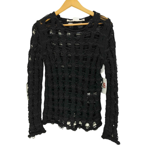 コムデギャルソン COMME des GARCONS 23ss STAND スタンド ラメ糸 シアー テープ ローゲージ ニット レディース JPN:S