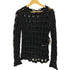 コムデギャルソン COMME des GARCONS 23ss STAND スタンド ラメ糸 シアー テープ ローゲージ ニット レディース JPN:S