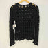 コムデギャルソン COMME des GARCONS 23ss STAND スタンド ラメ糸 シアー テープ ローゲージ ニット レディース JPN:S