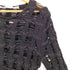 コムデギャルソン COMME des GARCONS 23ss STAND スタンド ラメ糸 シアー テープ ローゲージ ニット レディース JPN:S