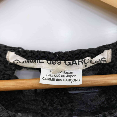 コムデギャルソン COMME des GARCONS 23ss STAND スタンド ラメ糸 シアー テープ ローゲージ ニット レディース JPN:S