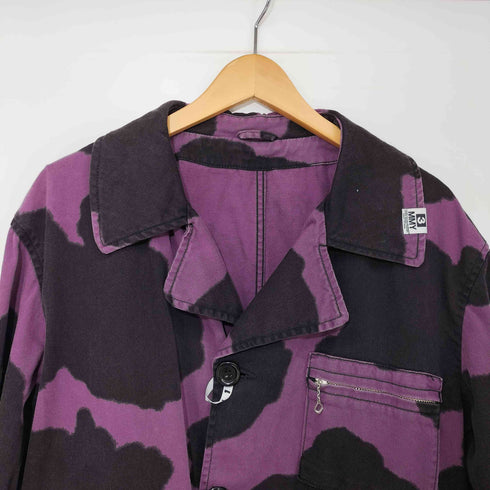 メゾンミハラヤスヒロ Maison MIHARA YASUHIRO 21AW COW PRINT PURPLE メンズ