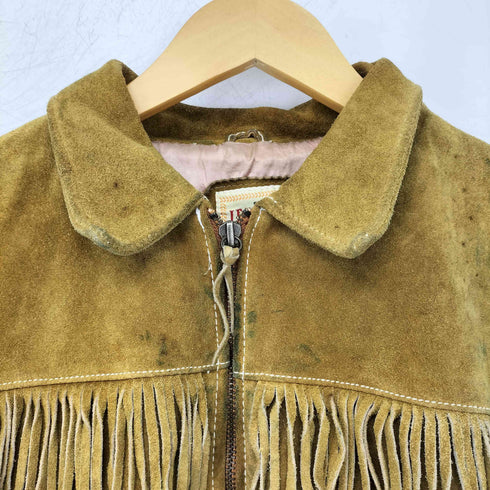leather cie スウェード フリンジジャケット メンズ JPN:M
