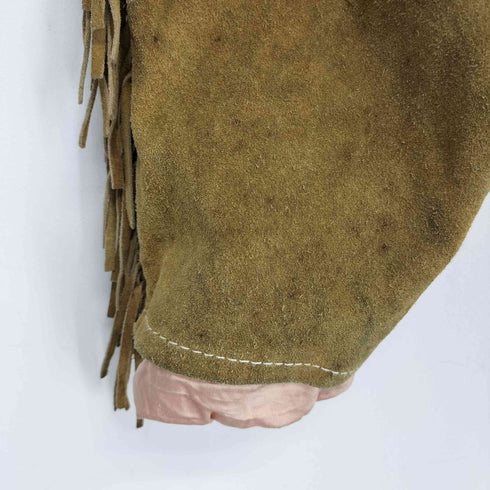 leather cie スウェード フリンジジャケット メンズ JPN:M