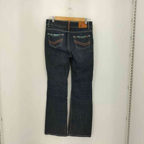 sarahbrand ドッグスタッズ フレアデニム ブーツカットパンツ y2k レディース