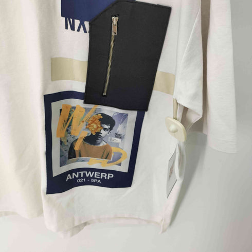 POST MODERN BOWL フロントプリント クルーネックTシャツ メンズ