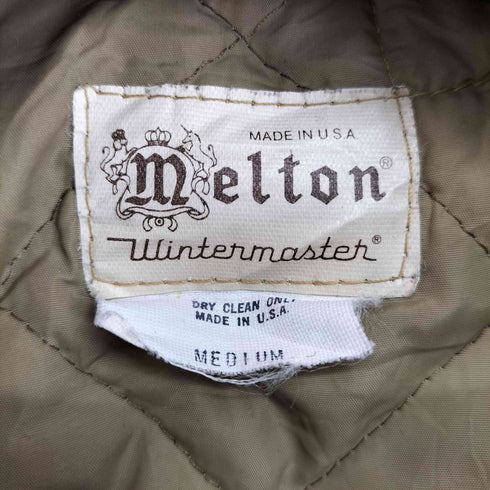 メルトン melton 90S USA製 チェックCPOジャケット メンズ import:M