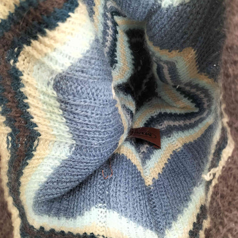 ミッソーニ MISSONI ウェーブデザイン ニットキャップビーニー レディース