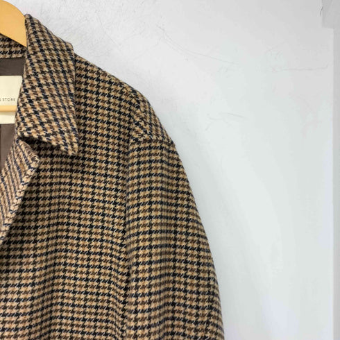 フリークスストア FREAKS STORE 尾州 BISHU ウールチェックオーバーコート メンズ JPN:S