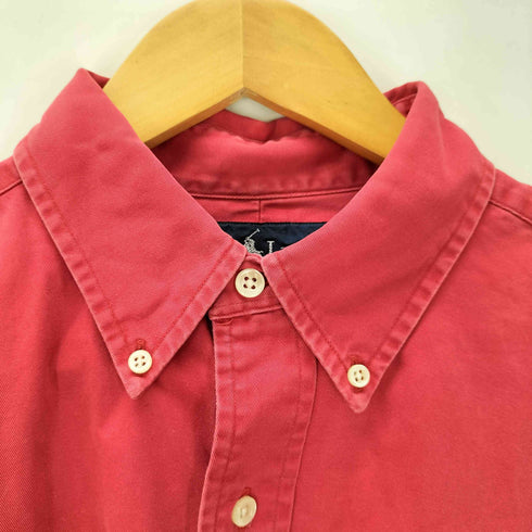 ラルフローレン RALPH LAUREN 90S BLAKE ポニー 刺繍 ボタンダウン L/S ブロード シャツ メンズ import:M