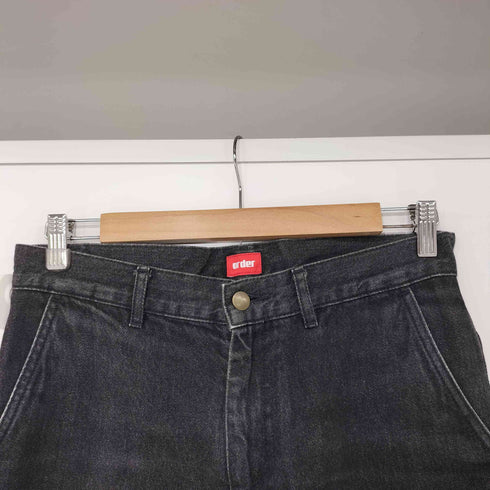 オーダー order Loose denim pants one wash BLACK メンズ V