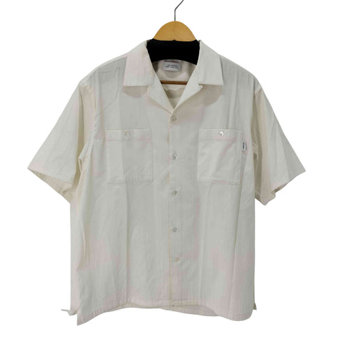 サタデーズニューヨークシティ Saturdays NYC Canty Dobby Stripe SS Shirt オープンカラーシャツ メンズ import:M