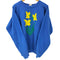 80S FRUIT OF THE LOOM ボディ USA製 水仙 フラワー プリント 裏起毛 ラグランスリーブ スウェット メンズ import:XL