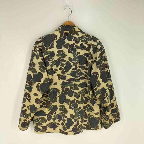 60-70s STORM-PRUF ダックハンターカモ ミリタリーシャツ メンズ import:S