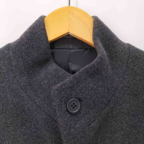 レミュー LES MUES ウールカシミヤ混 タンドカラーコート メンズ import:L